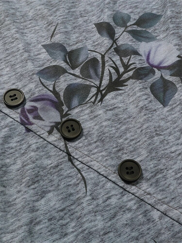 Ženska majica dugih rukava s otisnutim uzorkom, pulover s okruglim izrezom, nova jesen 2023., široka ležerna majica od poliestera