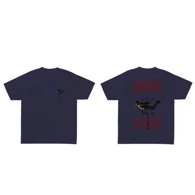 Νέα άφιξη Καλοκαιρινό μπλουζάκι Γυναικείο LOOK MOM I CAN FLY Αστεία στάμπα Βαμβακερό μπλουζάκι Hip Hop Streetwear Plus Size Ανδρικό μπλουζάκι μπλουζάκι