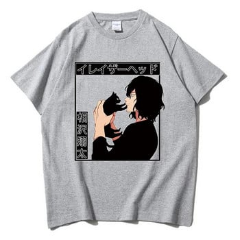 Anime My Hero Academia T Shirt Boku No Hero Academia Aizawa Shouta Дрехи Топове Плюс размер Памучна тениска с къс ръкав Жени Мъже