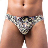 Férfi úszónadrágok Szexi fürdőruhák Bikini Strand rövidnadrágok Úszónadrágok Szörf deszkás rövidnadrágok Vékony fürdőruha Alacsony fürdőzés