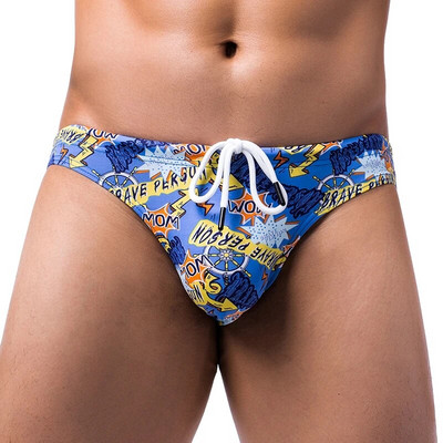 Férfi úszónadrágok Szexi fürdőruhák Bikini Strand rövidnadrágok Úszónadrágok Szörf deszkás rövidnadrágok Vékony fürdőruha Alacsony fürdőzés