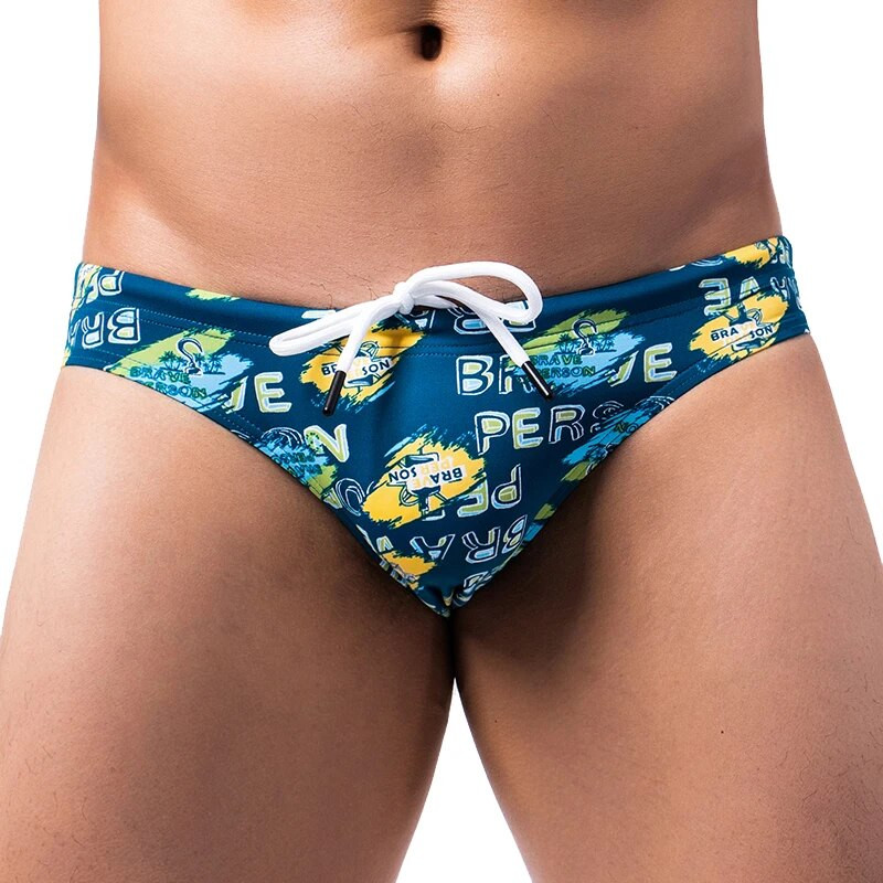 Férfi úszónadrágok Szexi fürdőruhák Bikini Strand rövidnadrágok Úszónadrágok Szörf deszkás rövidnadrágok Vékony fürdőruha Alacsony fürdőzés