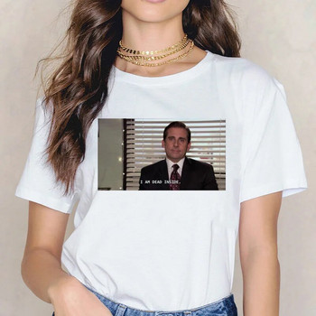 Michael Scott Grunge Haruku Γυναικείο γραφικό μπλουζάκι Αισθητικό T-shirt Πουκάμισο γραφείου Ulzzang Funny Fashion Tees Femme Plus Size Tops