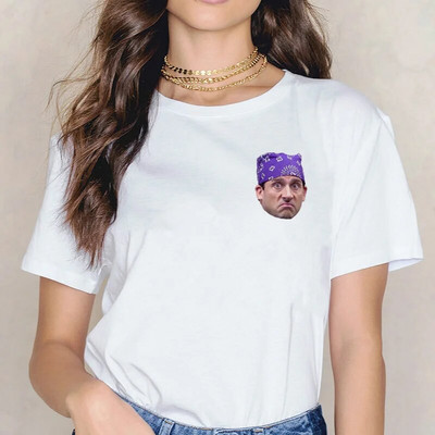 Michael Scott Grunge Haruku Γυναικείο γραφικό μπλουζάκι Αισθητικό T-shirt Πουκάμισο γραφείου Ulzzang Funny Fashion Tees Femme Plus Size Tops