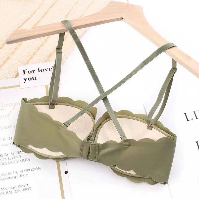 1 vnt. Push Up liemenėlė jaunoms moterims paauglėms Bralette Active Wire be laidų apatinis trikotažas Minkštas moteriškas apatinis trikotažas Kietos liemenėlės Jaunimo BANNIROU