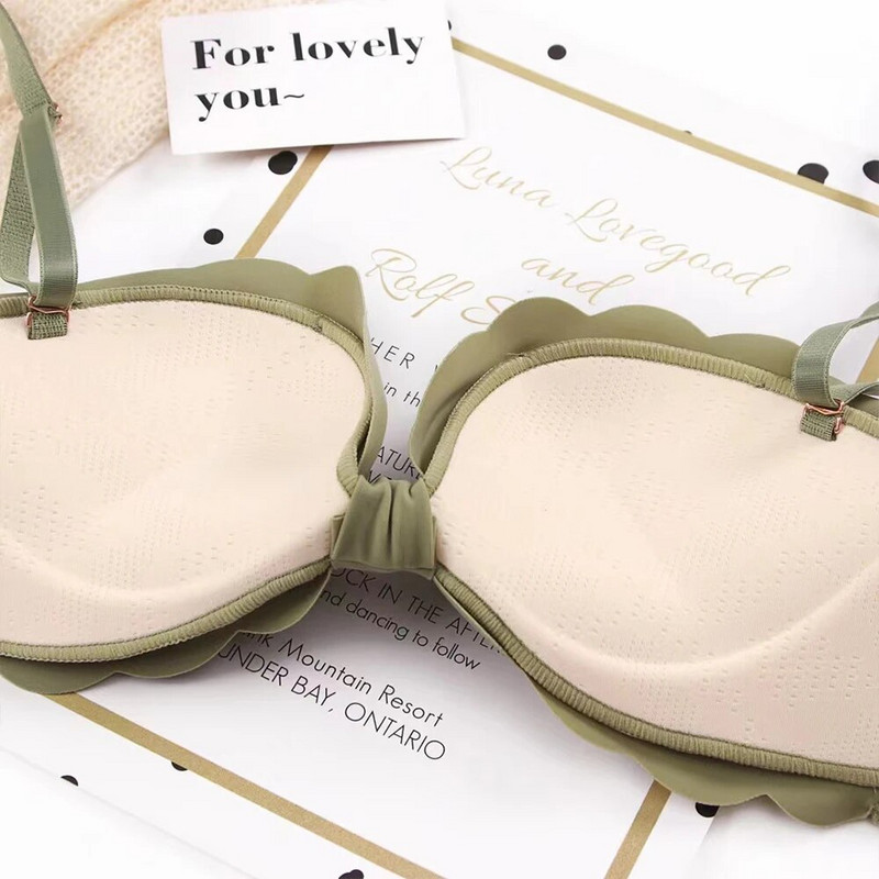 1 vnt. Push Up liemenėlė jaunoms moterims paauglėms Bralette Active Wire be laidų apatinis trikotažas Minkštas moteriškas apatinis trikotažas Kietos liemenėlės Jaunimo BANNIROU