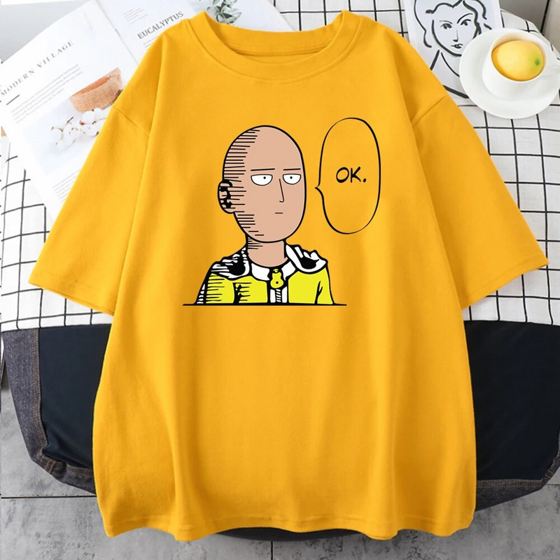 Anime One Punch Hero Saitama Oppai Ženska majica kratkih rukava 2023 Nova ljetna majica velikih veličina kratkih rukava Prozračne majice visoke kvalitete