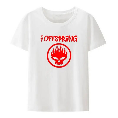 Flame Skull Head Punk mintás póló Női és Férfi Utódok Banda Hip-hop utcai ruházat divat Cool Camisetas nagy méretű felsők