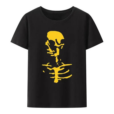 Flame Skull Head Punk mintás póló Női és Férfi Utódok Banda Hip-hop utcai ruházat divat Cool Camisetas nagy méretű felsők