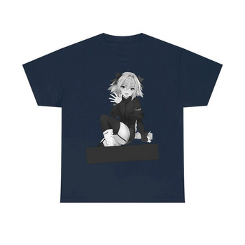 Японско аниме Fate GO Astolfo Тениска Манга Графичен принт Модна тениска с къс ръкав Плюс размер Памучна тениска с кръгло деколте Жени Мъже