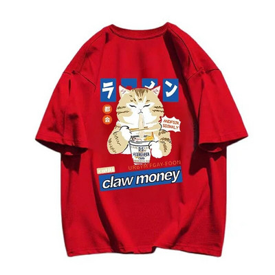 Nova japanska majica kratkih rukava Muška i ženska marka Majica kratkih rukava od čistog pamuka s printom crtića Ženska odjeća velikih veličina Besplatna dostava