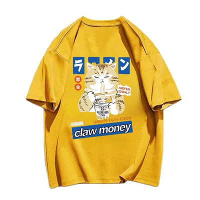 Nova japanska majica kratkih rukava Muška i ženska marka Majica kratkih rukava od čistog pamuka s printom crtića Ženska odjeća velikih veličina Besplatna dostava