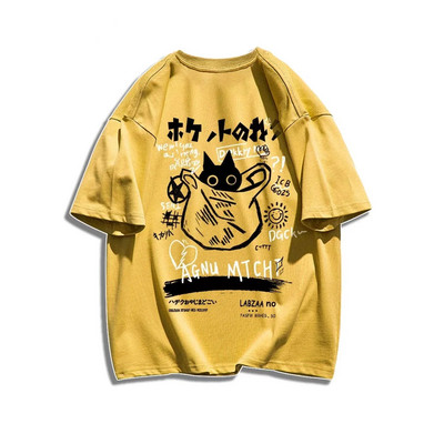 Nova japanska majica kratkih rukava Muška i ženska marka Majica kratkih rukava od čistog pamuka s printom crtića Ženska odjeća velikih veličina Besplatna dostava