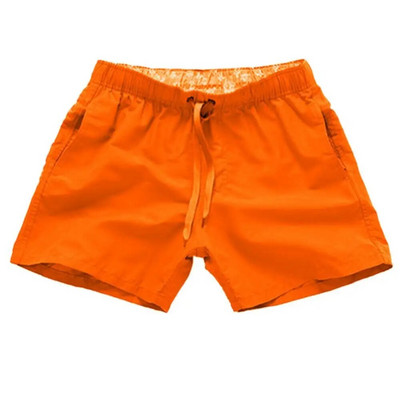 Мъжки бански костюми Ежедневни едноцветни летни плажни къси панталони Мъжки бански гащета с шнурове ropa hombre шорты мужские