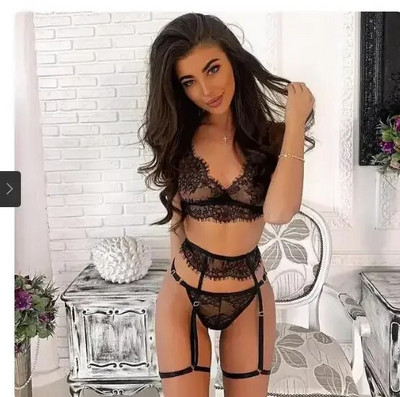 Žensko donje rublje Komplet seksi čipkanog erotskog donjeg rublja Komplet ženskog donjeg rublja Čipkasti grudnjak Gaćice Žensko donje rublje