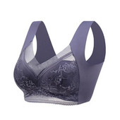L-6L Női Nagy melltartó Push Up Ice Silk Varrat nélküli felső Bralette Csipke vezeték nélküli nyári melltartók Nagy méretű felső fehérnemű fehérnemű 15019