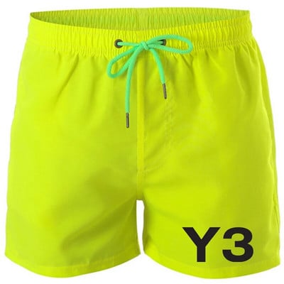 Бански гащи Бански шорти за мъже Бързосъхнещи борд шорти Бански костюм Дишащ шнур с джобове за сърфиране на плаж Лято