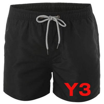 Бански гащи Бански шорти за мъже Бързосъхнещи борд шорти Бански костюм Дишащ шнур с джобове за сърфиране на плаж Лято