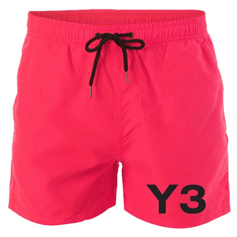 Бански гащи Бански шорти за мъже Бързосъхнещи борд шорти Бански костюм Дишащ шнур с джобове за сърфиране на плаж Лято