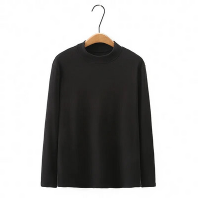 Modna toplinska majica kratkih rukava s raglan rukavima, ženska velika veličina, jesen, zima, ležerna odjeća unutar majica, gornji dijelovi u blok bojama