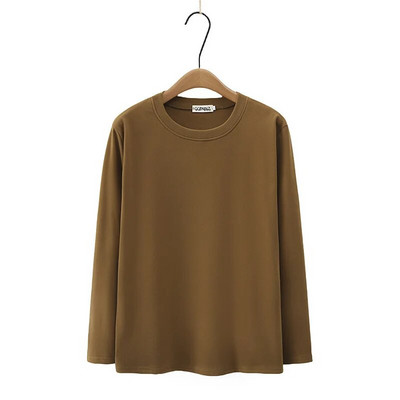 Modna toplinska majica kratkih rukava s raglan rukavima, ženska velika veličina, jesen, zima, ležerna odjeća unutar majica, gornji dijelovi u blok bojama