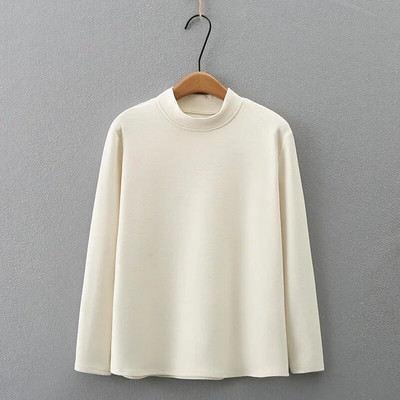 Modna toplinska majica kratkih rukava s raglan rukavima, ženska velika veličina, jesen, zima, ležerna odjeća unutar majica, gornji dijelovi u blok bojama