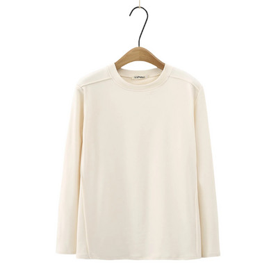 Modna toplinska majica kratkih rukava s raglan rukavima, ženska velika veličina, jesen, zima, ležerna odjeća unutar majica, gornji dijelovi u blok bojama