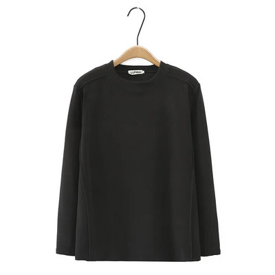 Modna toplinska majica kratkih rukava s raglan rukavima, ženska velika veličina, jesen, zima, ležerna odjeća unutar majica, gornji dijelovi u blok bojama