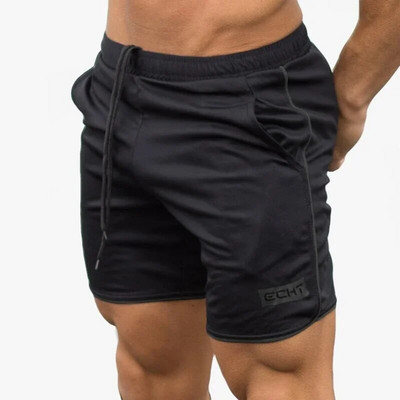 Fitnesas Bėgimo šortai Vyrai Treniruotės Sportas Bėgimas trumpos kelnės Sportinė apranga Greitai Dry Treniruotės Sporto Šortai Paplūdimio Vasaros Vyriški šortai