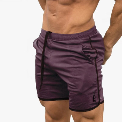 Fitnesas Bėgimo šortai Vyrai Treniruotės Sportas Bėgimas trumpos kelnės Sportinė apranga Greitai Dry Treniruotės Sporto Šortai Paplūdimio Vasaros Vyriški šortai
