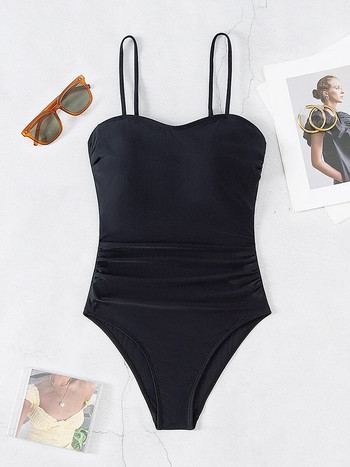 2024 Strappy Swimsuit One Piece printed Swimwear Γυναικείο εξώπλατο Monokini Γυναικείες λουόμενες Μαγιό κολύμβησης Μαγιό Ρούχα παραλίας