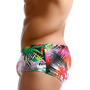 Мъжки плажни къси панталони с принт Бански гащи Летни готини спортни бързосъхнещи къси панталони за мъже Секси бански костюм Панталони с ниска талия