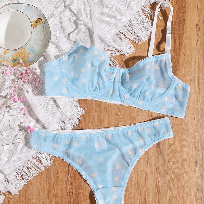 Lopnt Dámska spodná bielizeň Sexy spodná bielizeň pre ženy Body šortky Push-up podprsenka Elegantná dámska spodná bielizeň Transparentná intímna spodná bielizeň Set