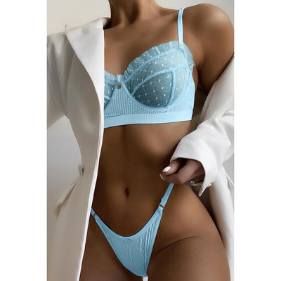 Garter Up Σέξι Γυναικείο Σετ Σουτιέν Κρεμαστό Δαντέλα Ζώνη Εσωρούχων Σέξι νυχτικά Push Up Εσώρουχα κατά της χαλάρωσης Bralette Mujer Lenceria