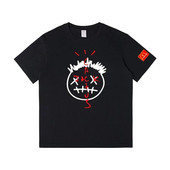 Nyári divat nagy méretű póló Férfi női póló Alkalmi Cactus Jack póló Vastag pamut Hip Hop utcai ruházat túlméretezett felső póló