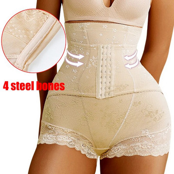 AfruliA Body Shaper Butt Lifter Sexy Lace Shapers with Zipper Double Control Panties Дамска рокля Shapewear Waist Trainer Corsets