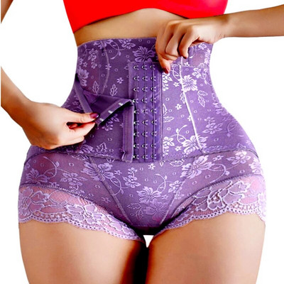 AfruliA Body Shaper Butt Lifter Seksi čipkasti Shapers s patentnim zatvaračem Double Control gaćice Ženska odjeća za oblikovanje tijela Korzeti za struk
