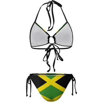 Μπικίνι Τζαμάικα Σημαία της Τζαμάικα Raggae Χαριτωμένα εξωτικά γυναικεία μπικίνι χιούμορ Υψηλής ποιότητας μαγιό Ρούχα παραλίας