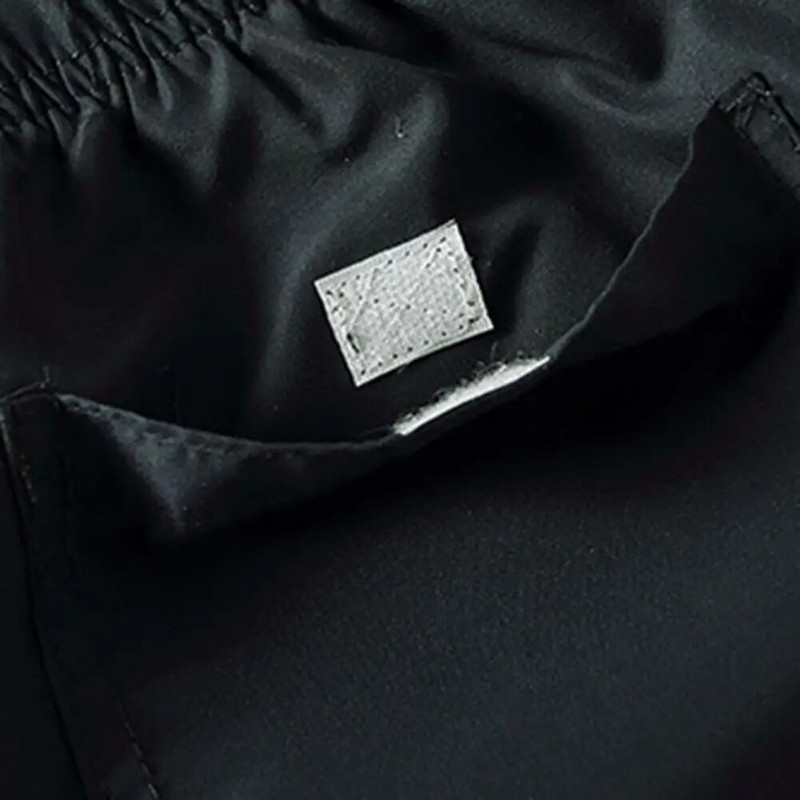 Trumpos kelnės elastiniu juosmeniu Vidutinio aukščio vasariniai šortai su raišteliu kišenės paplūdimio šortai su vidiniu pamušalu Vyriški vienspalviai maudymosi kelnaitės