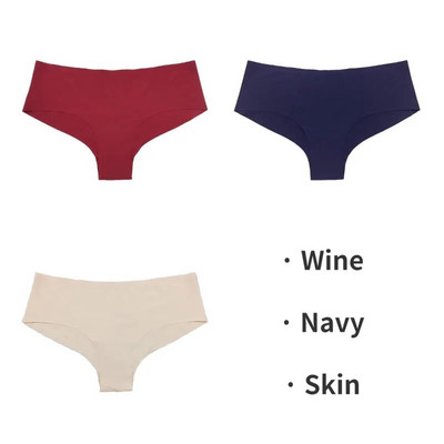 TrowBridge 3PCS/Set Bešavne ženske gaćice Sportsko prozračno donje rublje Djevojačke udobne gaćice Seksi donje rublje Satenske gaćice