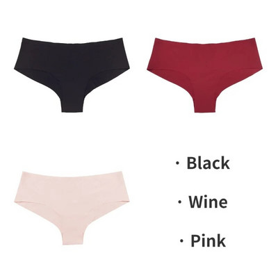 TrowBridge 3PCS/Set Bešavne ženske gaćice Sportsko prozračno donje rublje Djevojačke udobne gaćice Seksi donje rublje Satenske gaćice