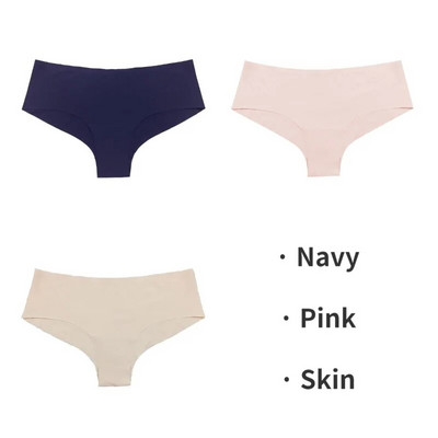 TrowBridge 3PCS/Set Bešavne ženske gaćice Sportsko prozračno donje rublje Djevojačke udobne gaćice Seksi donje rublje Satenske gaćice