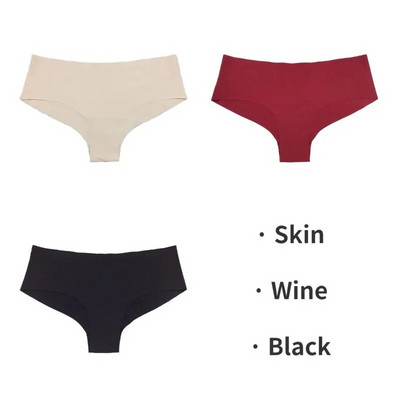 TrowBridge 3PCS/Set Bešavne ženske gaćice Sportsko prozračno donje rublje Djevojačke udobne gaćice Seksi donje rublje Satenske gaćice