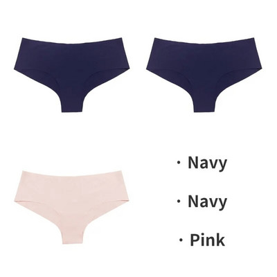 TrowBridge 3PCS/Set Bešavne ženske gaćice Sportsko prozračno donje rublje Djevojačke udobne gaćice Seksi donje rublje Satenske gaćice