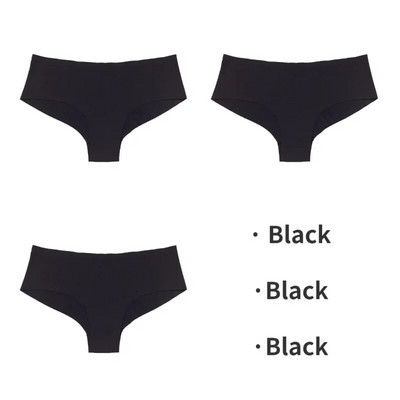 TrowBridge 3PCS/Set Bešavne ženske gaćice Sportsko prozračno donje rublje Djevojačke udobne gaćice Seksi donje rublje Satenske gaćice