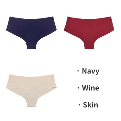 TrowBridge 3PCS/Set Bešavne ženske gaćice Sportsko prozračno donje rublje Djevojačke udobne gaćice Seksi donje rublje Satenske gaćice