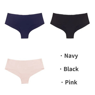 TrowBridge 3PCS/Set Bešavne ženske gaćice Sportsko prozračno donje rublje Djevojačke udobne gaćice Seksi donje rublje Satenske gaćice