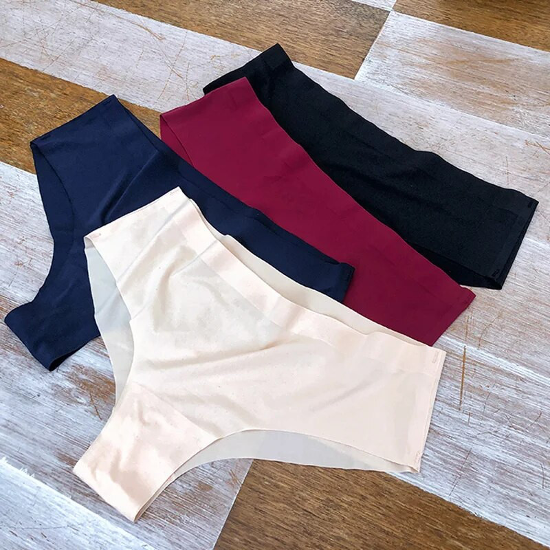 TrowBridge 3PCS/Set Bešavne ženske gaćice Sportsko prozračno donje rublje Djevojačke udobne gaćice Seksi donje rublje Satenske gaćice