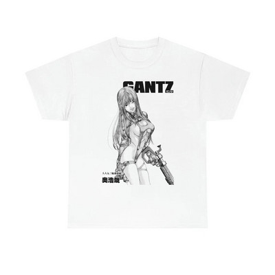 Ιαπωνικό Anime Gantz T Shirt Manga Graphic Printed Summer Fashion Plus Size Cotton Crew Neck κοντομάνικο γυναικείο μπλουζάκι