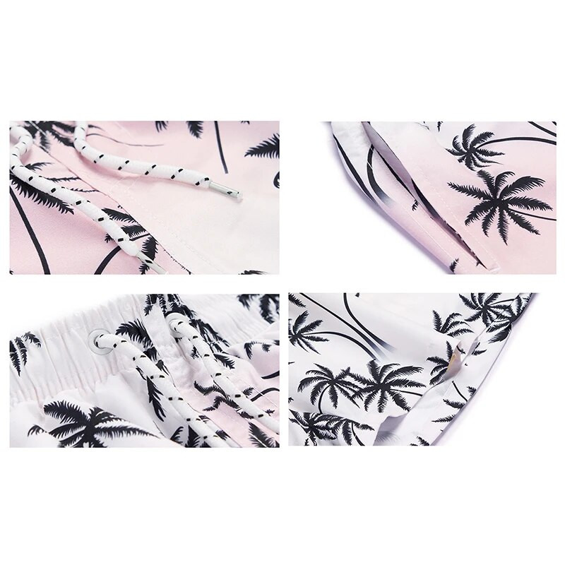 Muške kratke hlače za plažu Ljeto 2024. Nove brzosušeće kratke kupaće hlače s printom Kupaći kostimi Muške prozračne ležerne sportske kupaće gaće